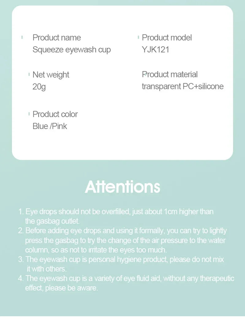 PureRinse Pro Eye Care Cup